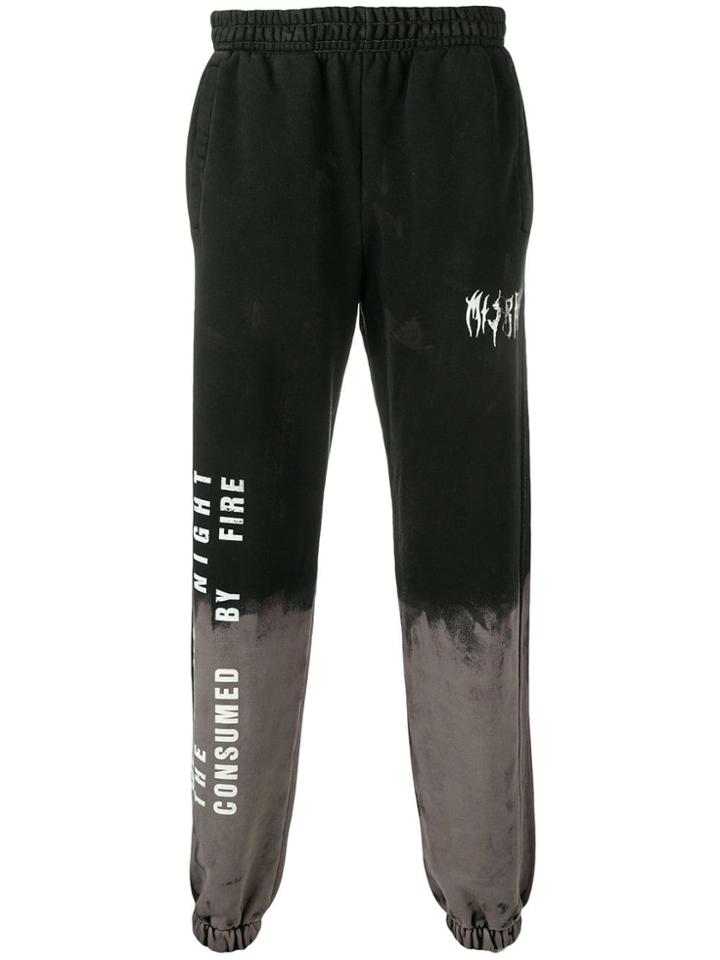 Misbhv Contrast Logo Track Trousers - Black