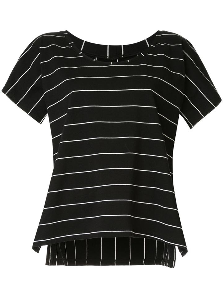 Taylor Derive Striped T-shirt - Black