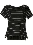 Taylor Derive Striped T-shirt - Black