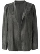 Salvatore Santoro - Open-front Jacket - Women - Leather - 42, Grey, Leather