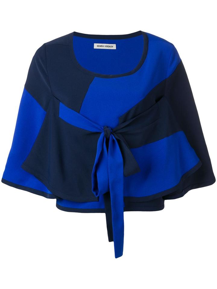 Henrik Vibskov Tonal Block Blouse - Blue