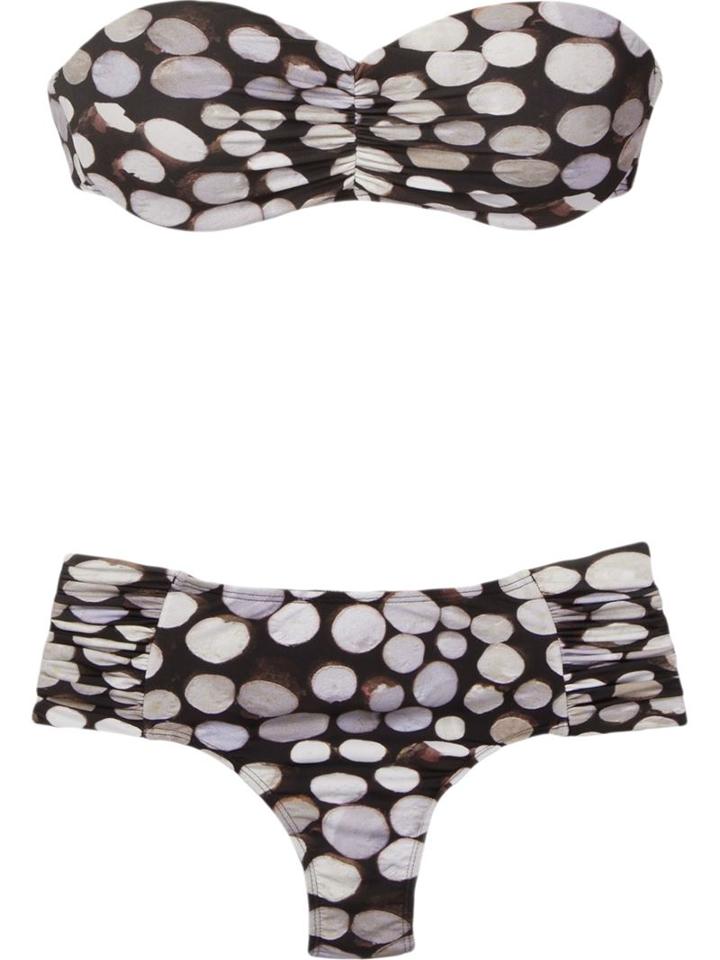 Lygia & Nanny Polka Dot Balconette Bikini Set, Women's, Size: 40, Black, Polyamide