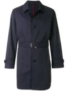 Salvatore Ferragamo Single-breasted Coat - Blue