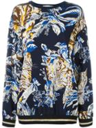 Stella Mccartney Cat Print Sweatshirt, Women's, Size: 44, Spandex/elastane/viscose/polyamide/cotton