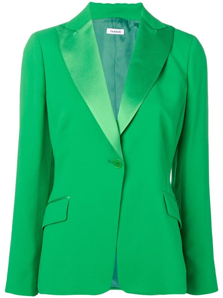 P.a.r.o.s.h. Blazer Jacket - Green