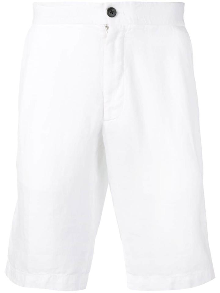 Z Zegna Knee-length Fitted Shorts - White