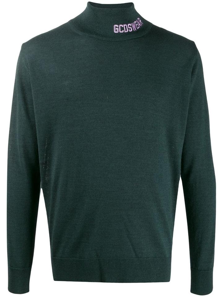 Gcds Colour Block Jumper - Green