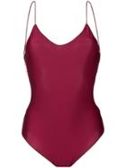 Oseree Lace One-piece - Red