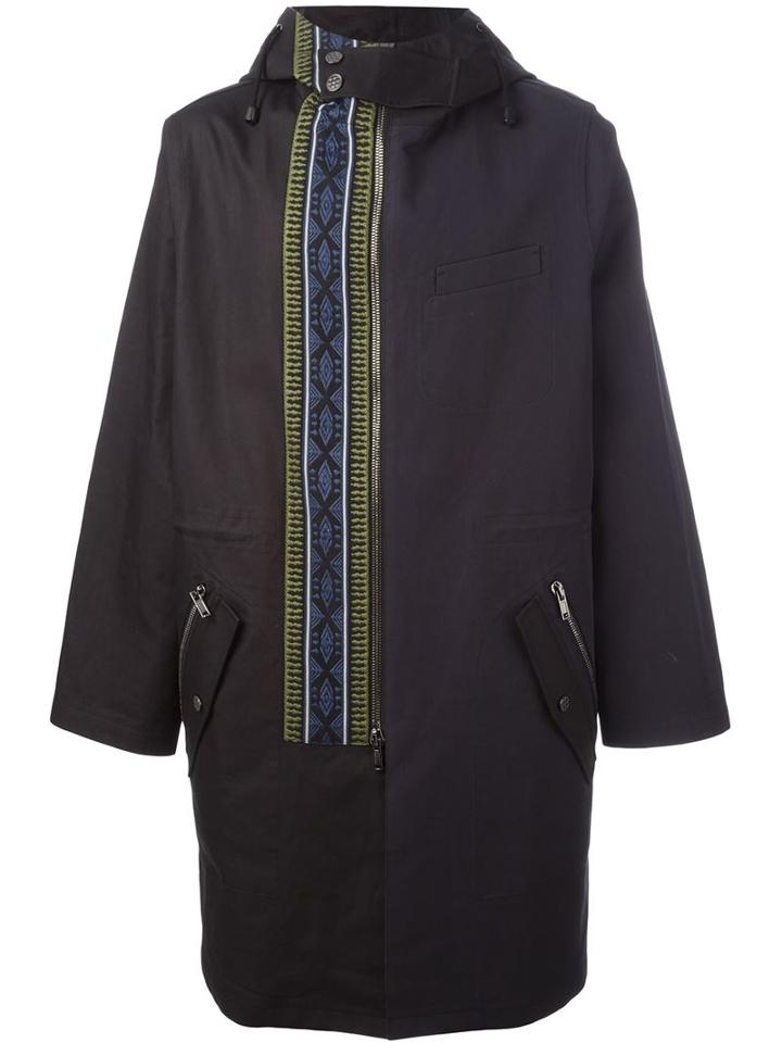 Ports 1961 Ethnic Stripe Midi Parka