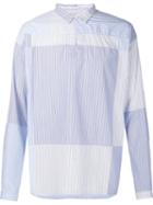Visvim Striped Shirt, Men's, Size: 1, Blue, Cotton