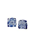 Maryam Nassir Zadeh Square-shaped Earrings - Blue