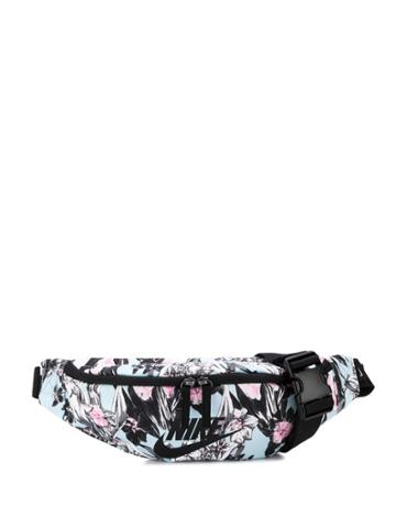 Nike Heritage Floral Print Fanny Pack - Black