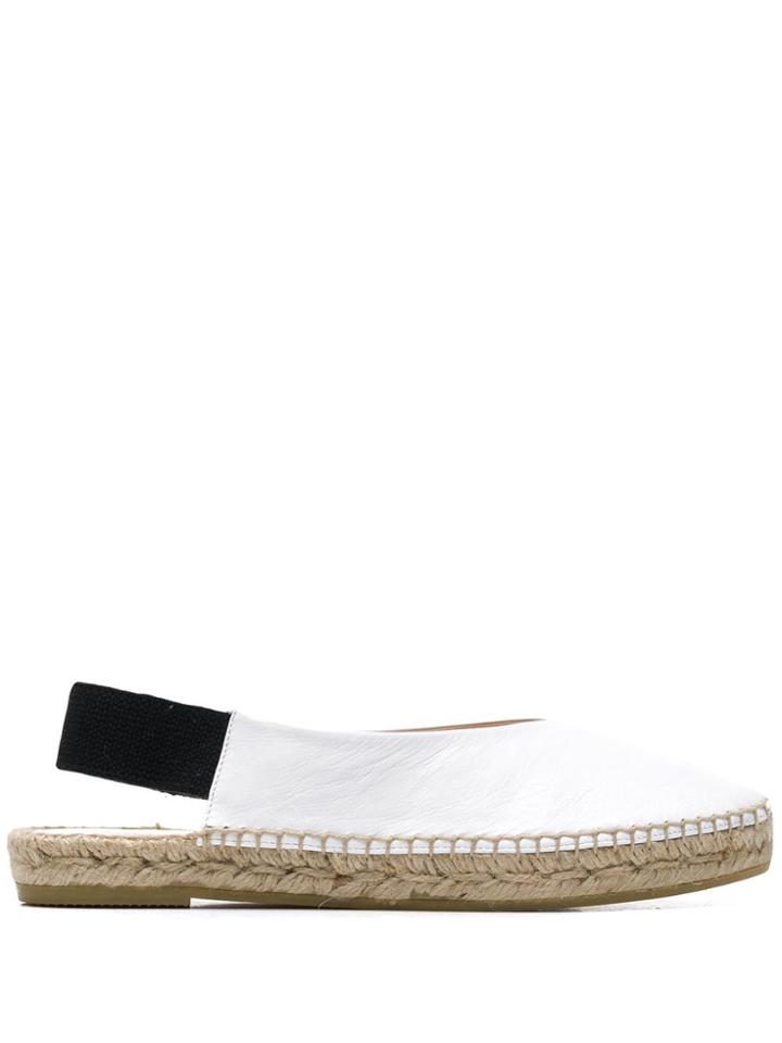 Paloma Barceló Slingback Espadrilles - White