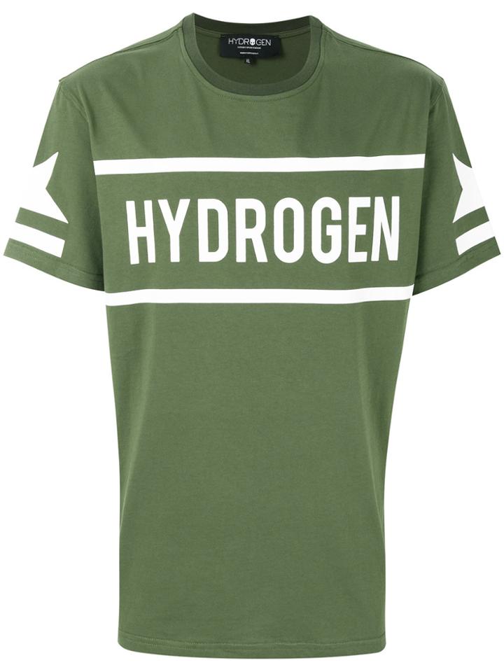 Hydrogen Star Logoed T-shirt - Green
