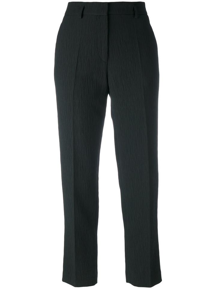 Christian Wijnants - Pleated Trousers - Women - Cotton/linen/flax/polyamide/viscose - 44, Women's, Black, Cotton/linen/flax/polyamide/viscose