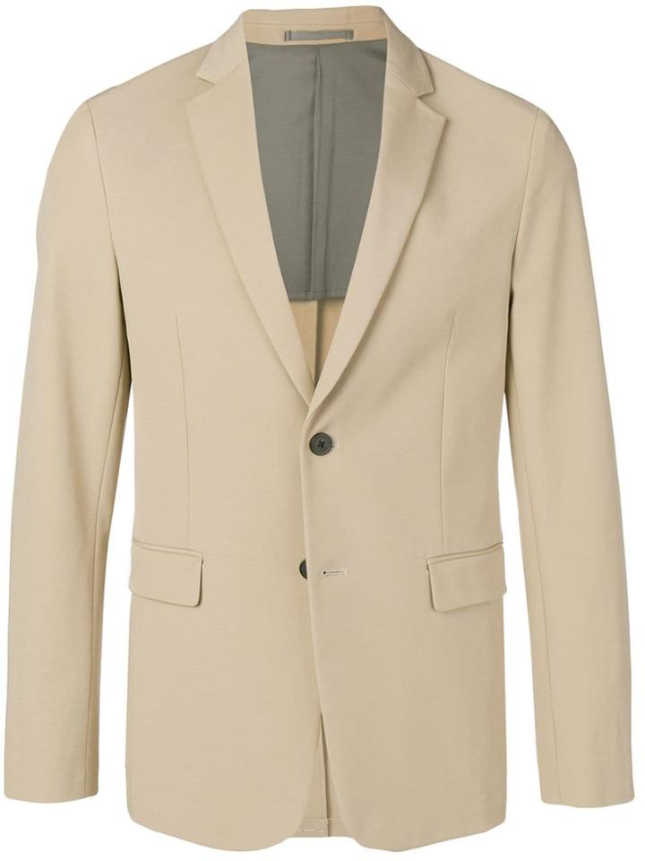 Theory Plain Buttoned Blazer - Neutrals