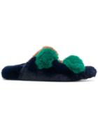 Suecomma Bonnie Faux Fur Slides - Multicolour