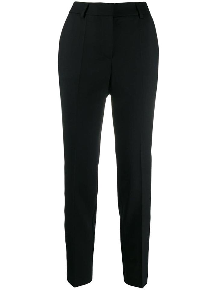 P.a.r.o.s.h. Cropped Slim-fit Trousers - Black