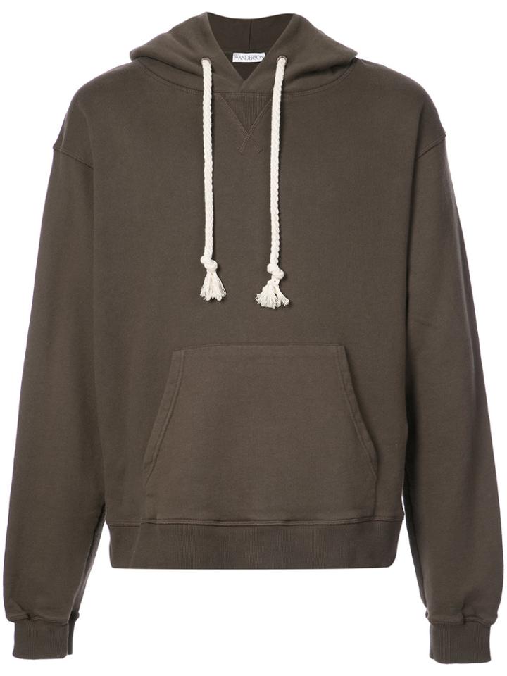 Jw Anderson Hooded Sweatshirt - Green