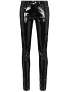 1017 Alyx 9sm Skinny Vinyl Calf Zip Detail Trousers - Black