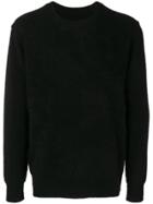 Attachment Brushed Sweater - Black