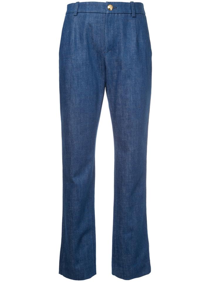 Lanvin Straight Leg Trousers - Blue