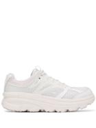 Hoka One One Chunky Sole Panelled Sneakers - White
