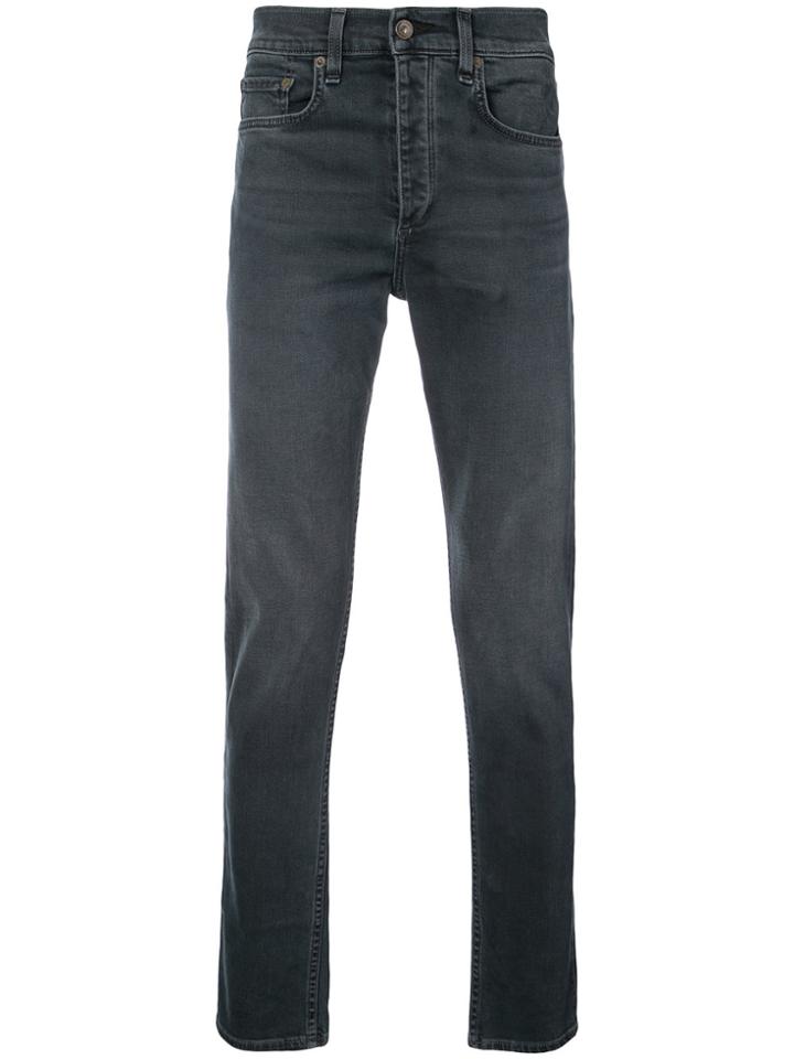 Rag & Bone Minna Straight Leg Jeans - Black