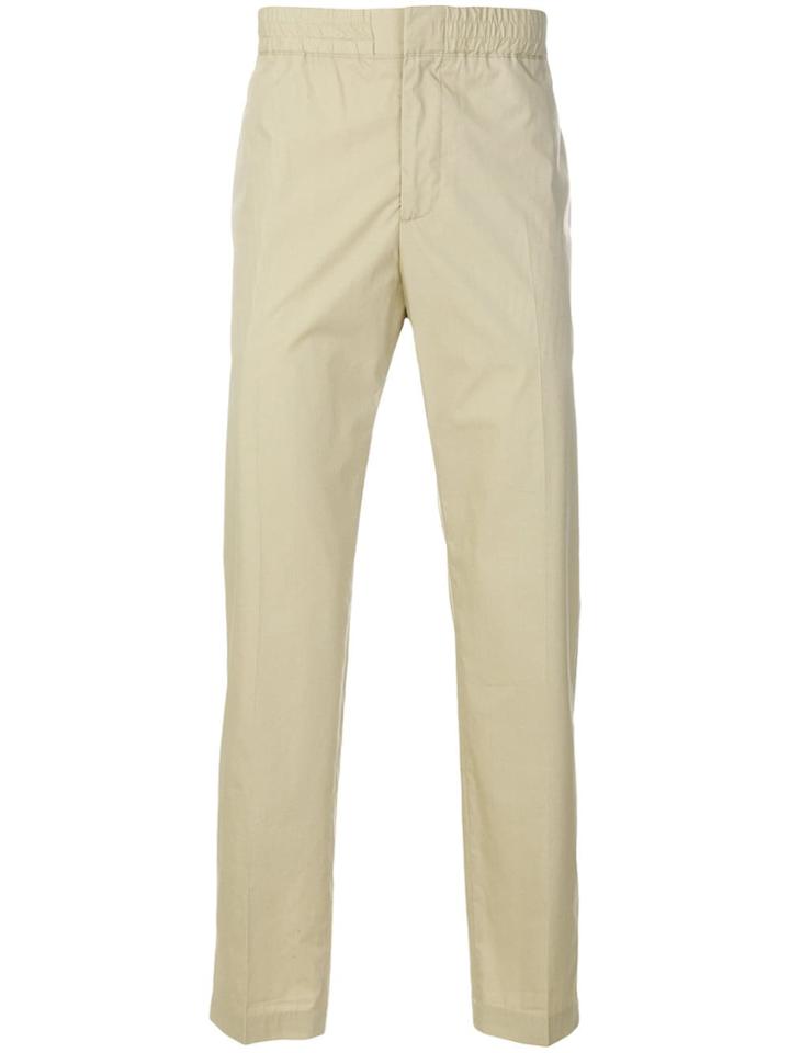 Msgm Slim Fit Trousers - Neutrals