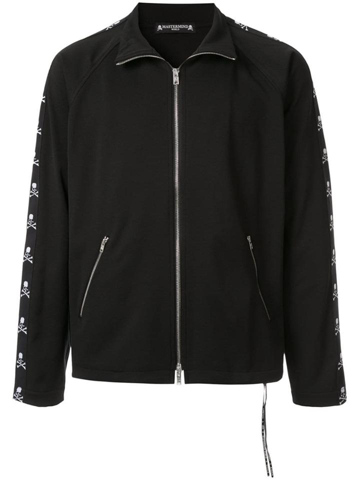 Mastermind World Skull Stripe Jacket - Black