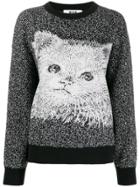 Msgm Knitted Sweatshirt - Black