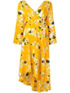 Dvf Diane Von Furstenberg Eloise Wrap Dress - Yellow & Orange