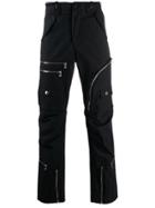 Facetasm Loose Fit Biker Trousers - Black