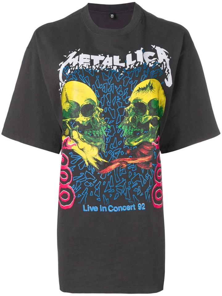 R13 'metallica' T-shirt - Grey