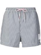 Thom Browne Striped Swim Shorts - Grey