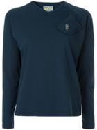 Walter Van Beirendonck Vintage Alien Graphic Top - Blue