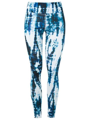 Blue Man Print Leggings
