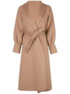 L'autre Chose Belted Mid-length Coat - Brown