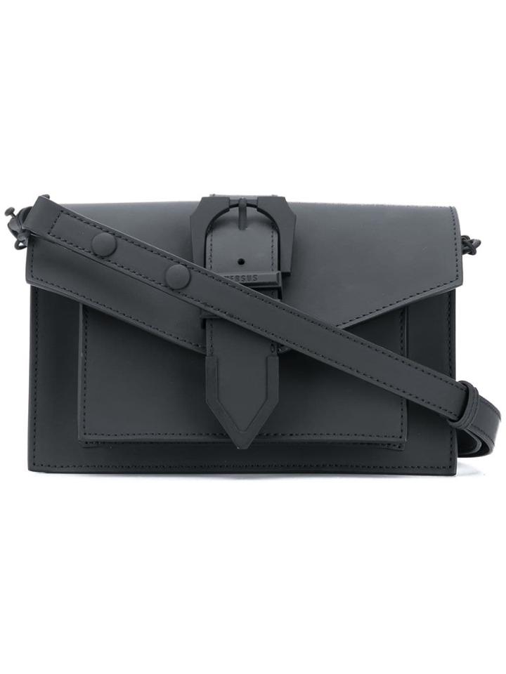 Versus Foldover Crossbody Bag - Black