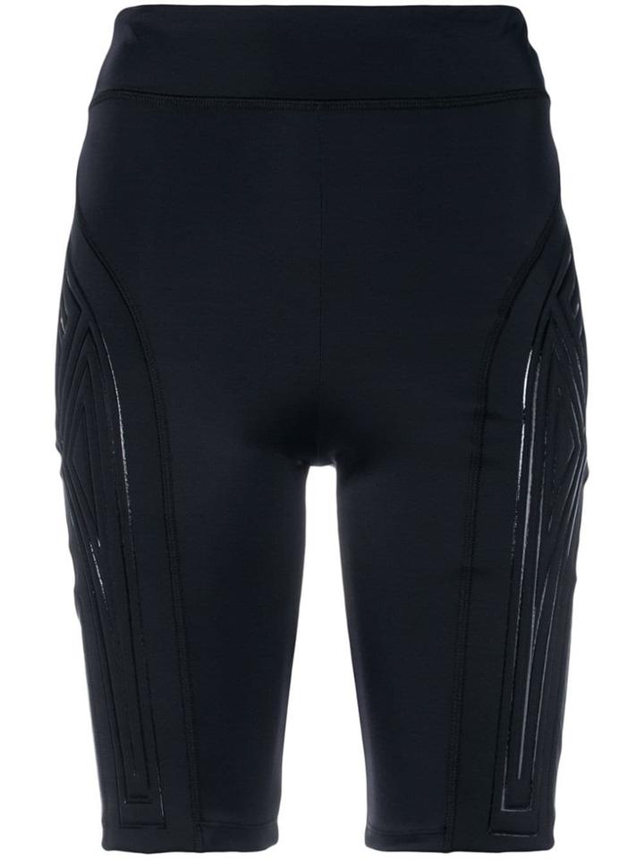Fendi Graphic Logo Cycling Shorts - Black