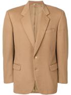 Pierre Cardin Vintage 1980's Notched Lapels Blazer - Nude & Neutrals