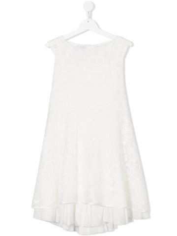 Elsy Floral Lace Dress - White
