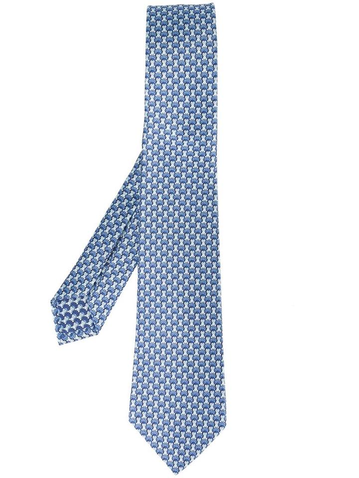 Bulgari Monkey Print Neck Tie