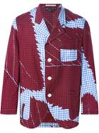 Comme Des Garcons Vintage Printed Gingham Blazer