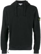 Stone Island Grey 67 Logo Fleece Back Hoodie