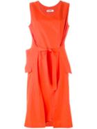 Jil Sander 'aquilone' Dress, Women's, Size: 36, Yellow/orange, Cotton