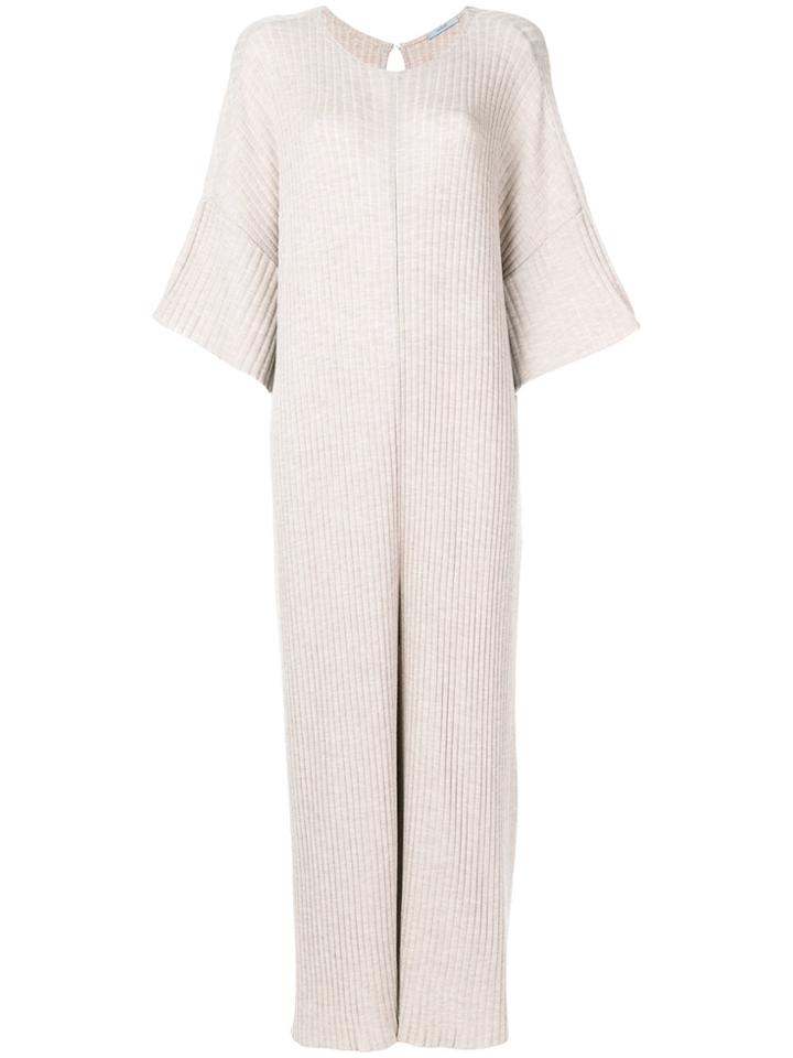 Dusan Ribbed Jumpsuit - Nude & Neutrals