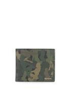 Paul Smith Camouflage Women Print Wallet - Green
