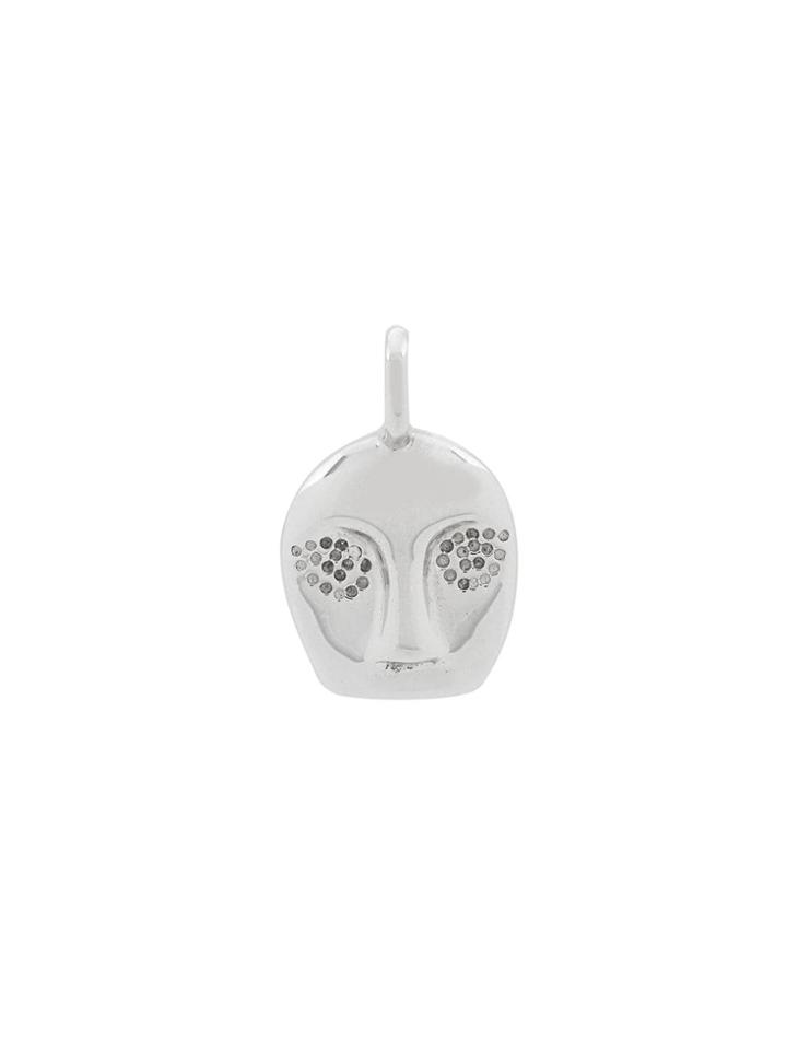 Maria Black Man Ray Charm - Silver