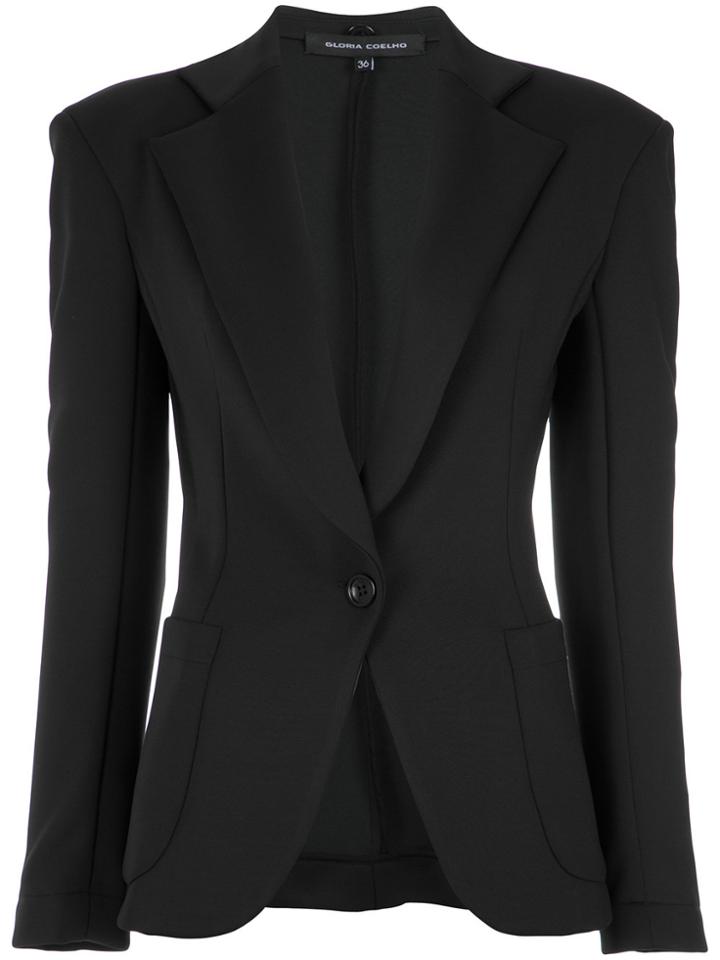Gloria Coelho Panelled Blazer - Black